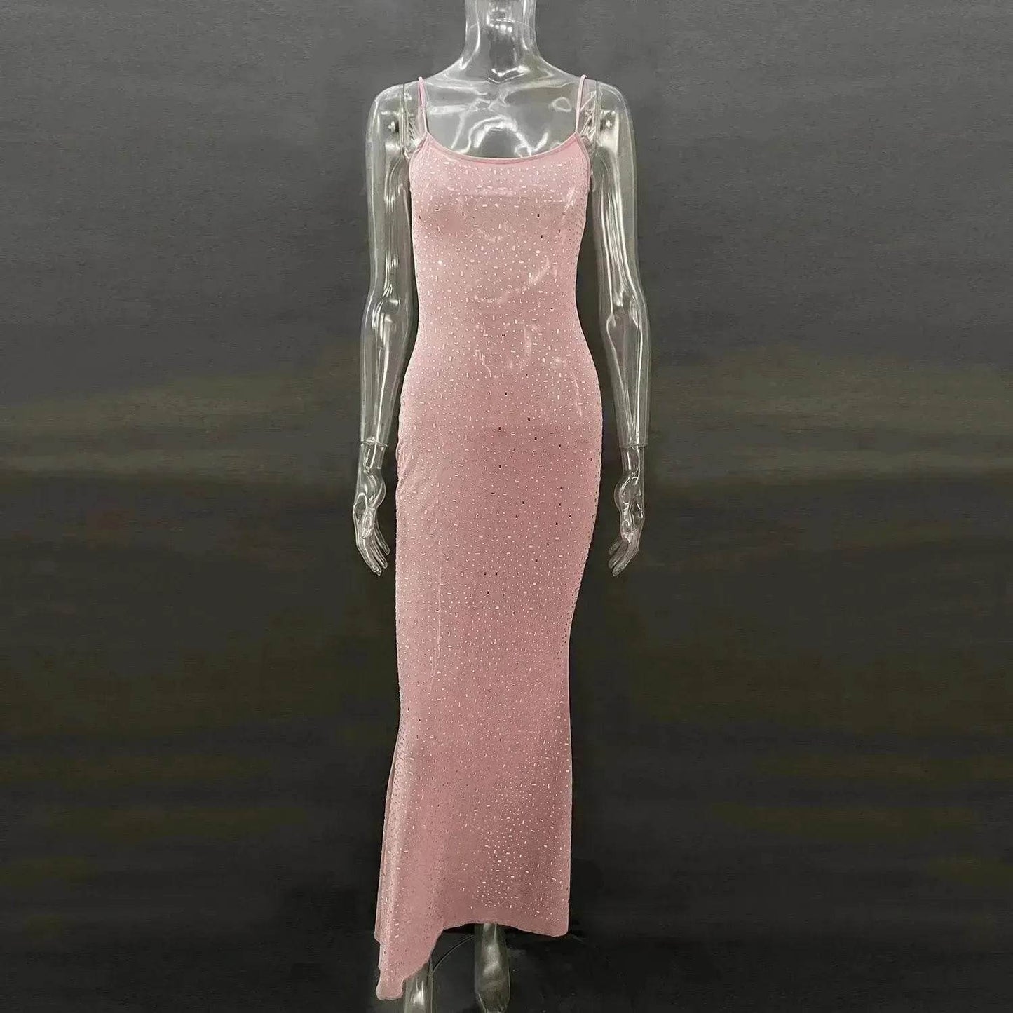 Light Diamond Charming Suspender Mermaid Dress Gown