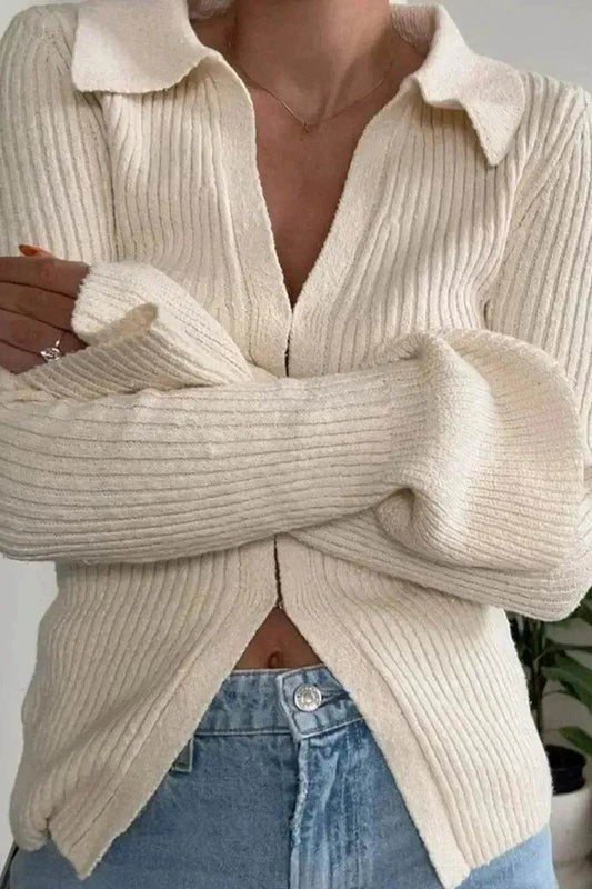 Long Sleeve Top Bell Sleeve Bottoming Casual Street - Velora