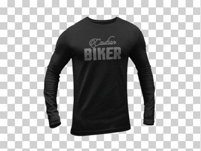 Caution Biker Rhinestone Shirt – Motorcycle Sparkle Bling Apparel | Blingdazzel