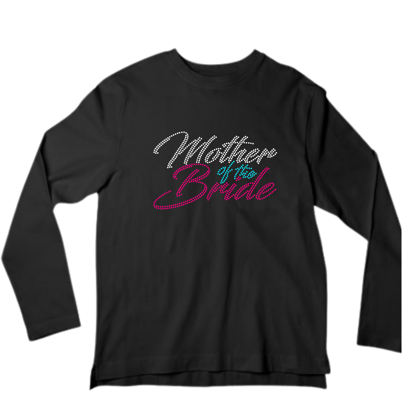Mother of the Bride Rhinestone Shirt – Wedding Sparkle Bling Tee | Blingdazzel