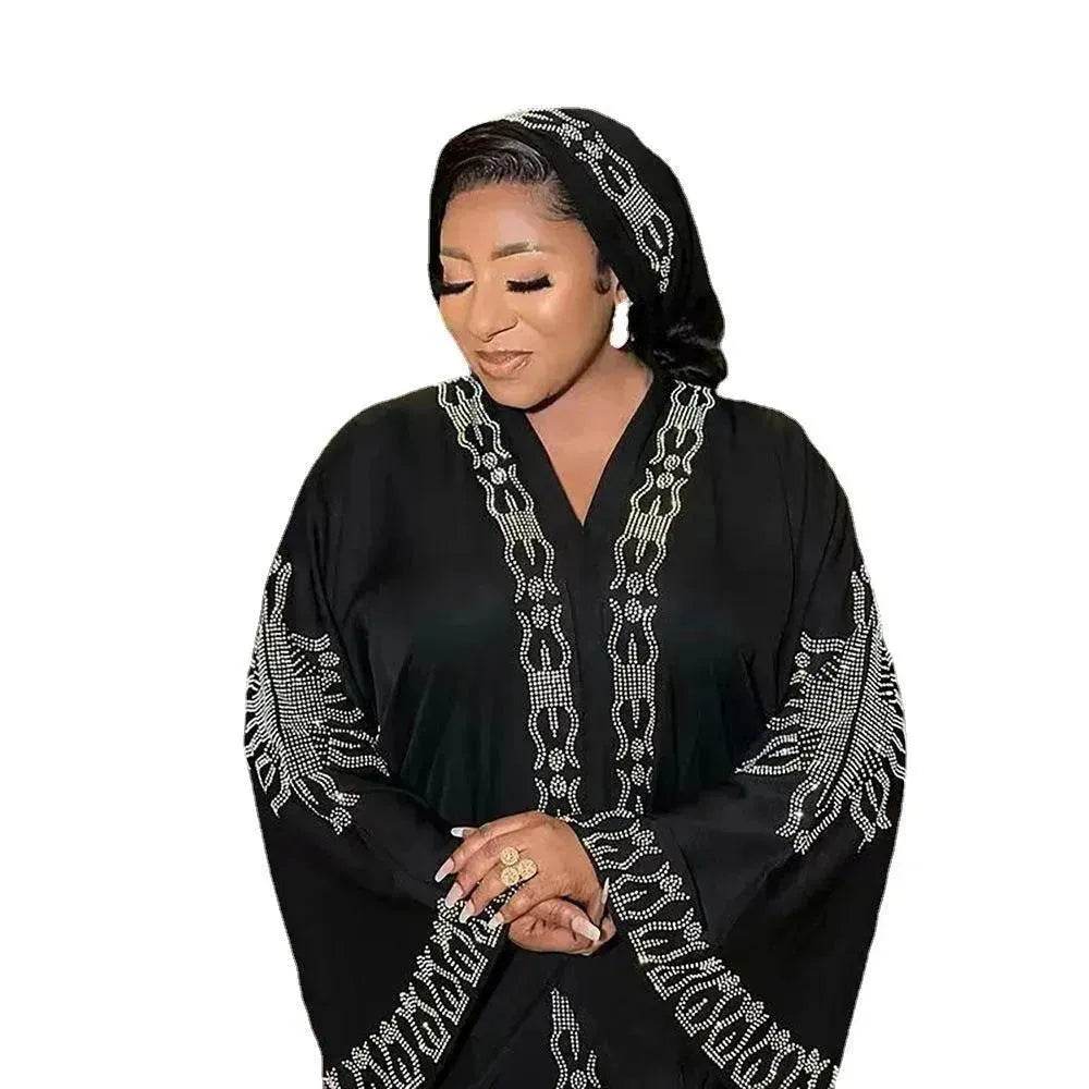 Luxurious Plain and Embroidered Turkey Abaya Dress - Velora