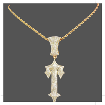 Lost and Found Jewelers Luxury Gold T Necklace - Velora Luxury Fashion