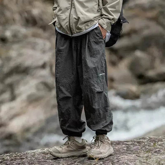 Men's Fashion Ankle-tied Loose Waterproof Workwear Pants