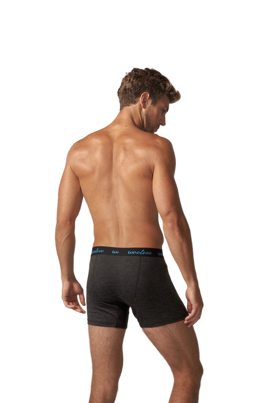 Men's 100% Merino Wool Boxer Brief Underwear Woolove Apparel