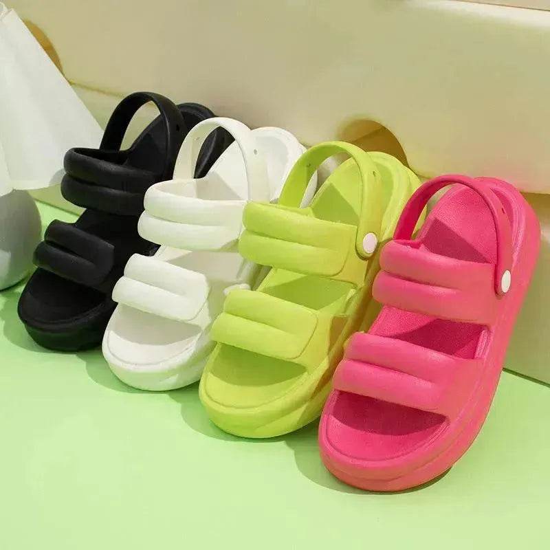 Multi-functional Thick-soled Sandals For Women Summer Outdoor Garden Slippers Beach Shoes - Velora