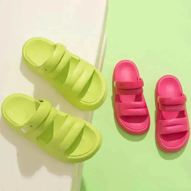 Multi-functional Thick-soled Sandals For Women Summer Outdoor Garden Slippers Beach Shoes - Velora