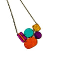 Multicolored Statement Jewelry Set with Necklace & Earrings - Velora Luxury Fashion