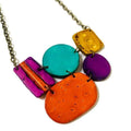 Multicolored Statement Jewelry Set with Necklace & Earrings - Velora Luxury Fashion