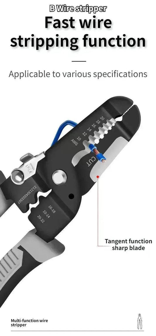 Multifunctional High Carbon Steel Electrician's Special Wire Trimmer - Velora