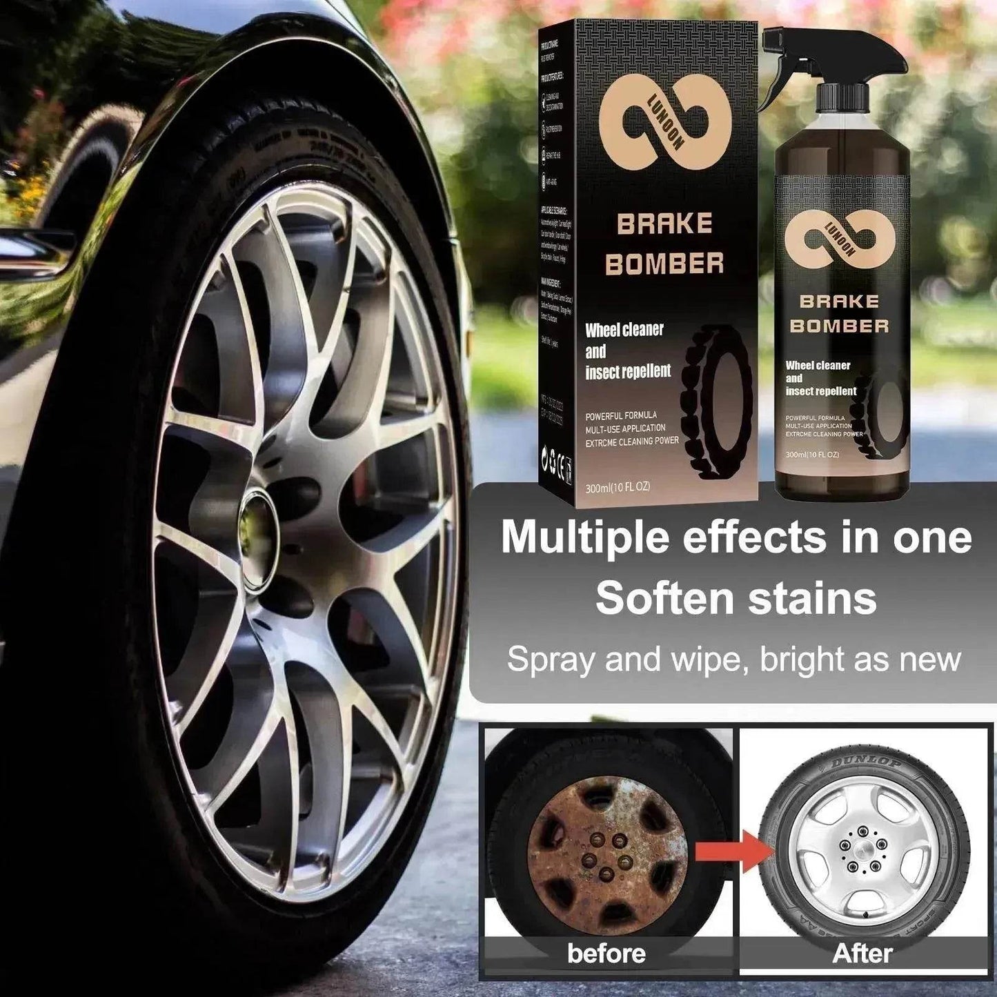 Multipurpose Rust Removal Cleaning Agent , Insect repellent suitable for stainless and Car Tire - Velora