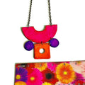 Neon Statement Jewelry Set with Matching Earrings - Velora Luxury Fashion