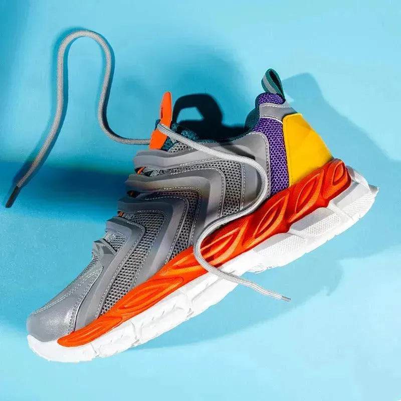 New Four Seasons Casual Breathable Mesh Daddy Shoes - Velora