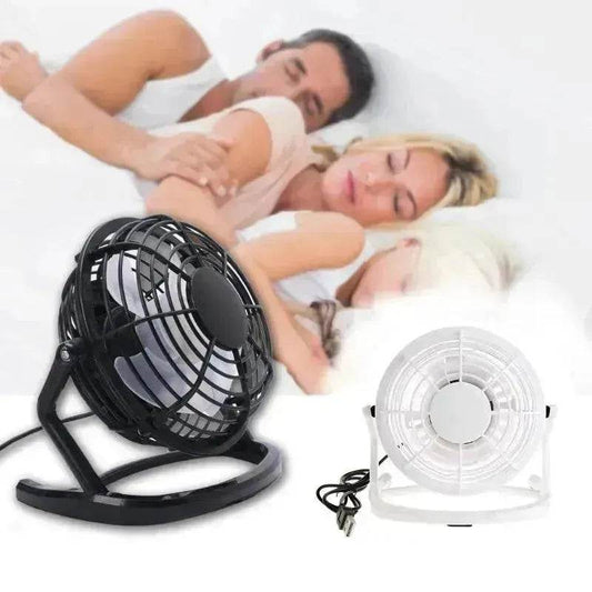 New Mini Portable Super Mute USB Fan Desk Cooling Laptop Notebook PC Fan Cooler Drop Shipping - Velora