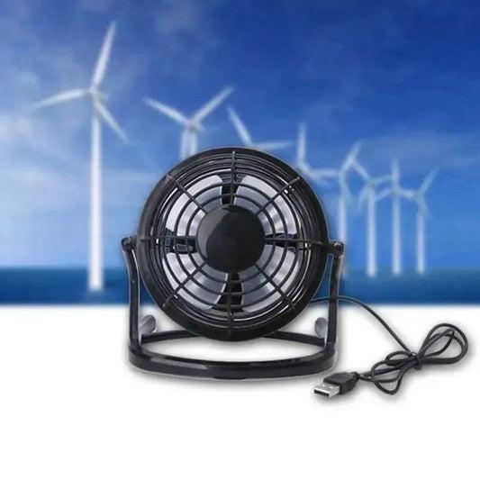New Mini Portable Super Mute USB Fan Desk Cooling Laptop Notebook PC Fan Cooler Drop Shipping - Velora