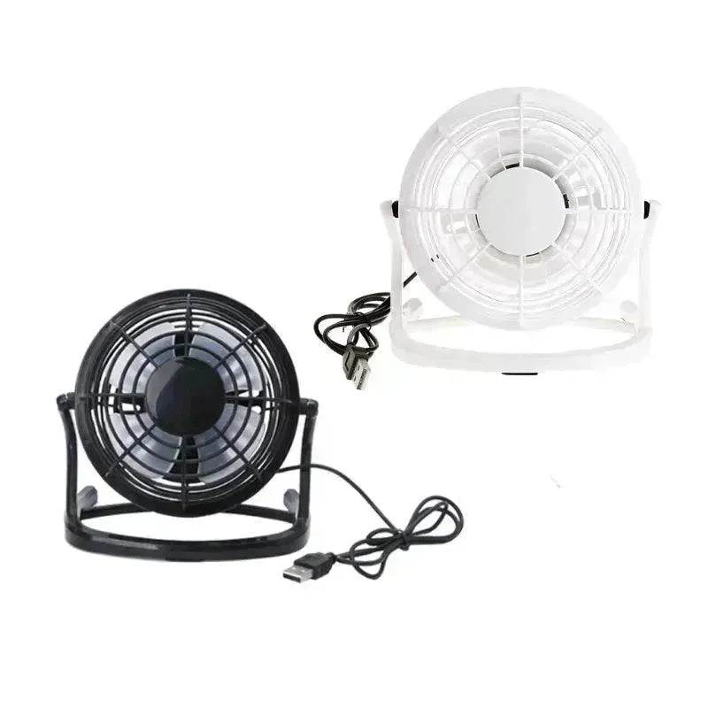 New Mini Portable Super Mute USB Fan Desk Cooling Laptop Notebook PC Fan Cooler Drop Shipping - Velora