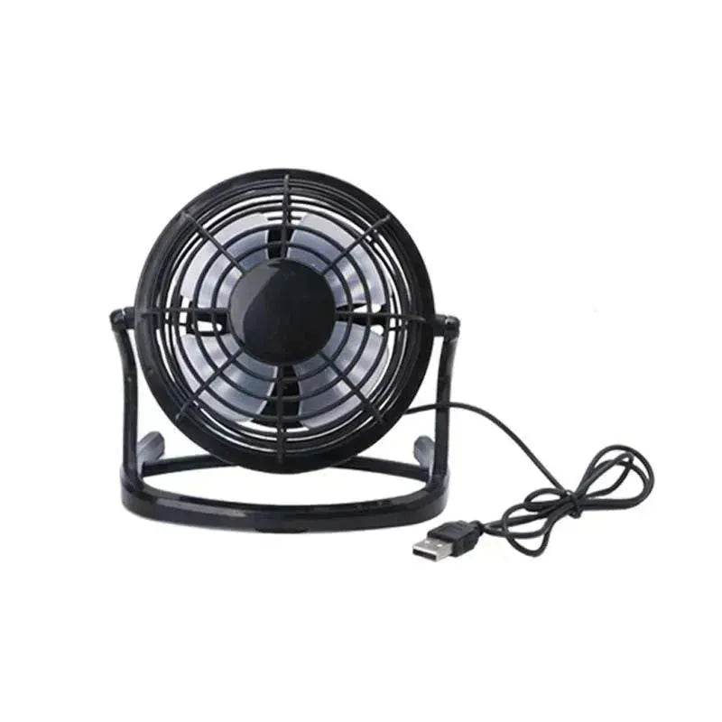 New Mini Portable Super Mute USB Fan Desk Cooling Laptop Notebook PC Fan Cooler Drop Shipping - Velora