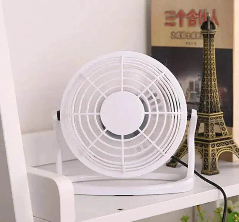 New Mini Portable Super Mute USB Fan Desk Cooling Laptop Notebook PC Fan Cooler Drop Shipping - Velora