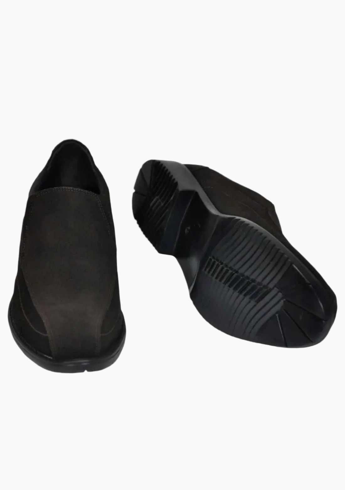 OHM Classic Leather Slip-On Shoes with Cushioned Insole - Velora