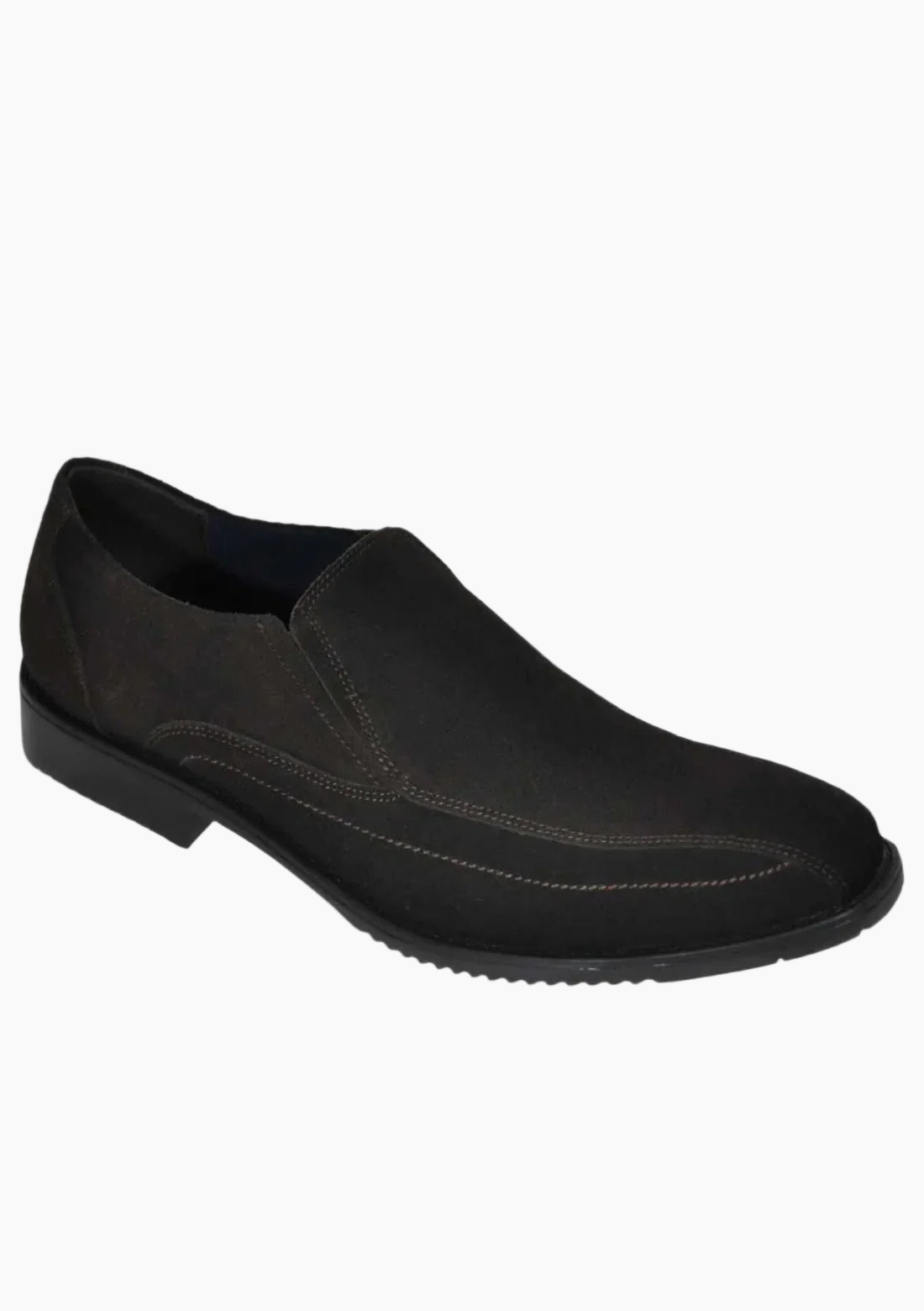 OHM Classic Leather Slip-On Shoes with Cushioned Insole - Velora