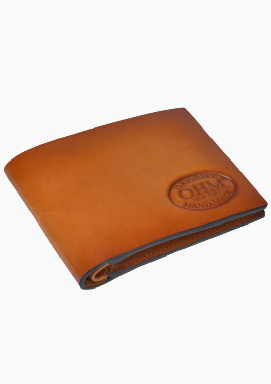 OHM Wealthy Cut Edge Next Generation Wallet in Cognac - Velora