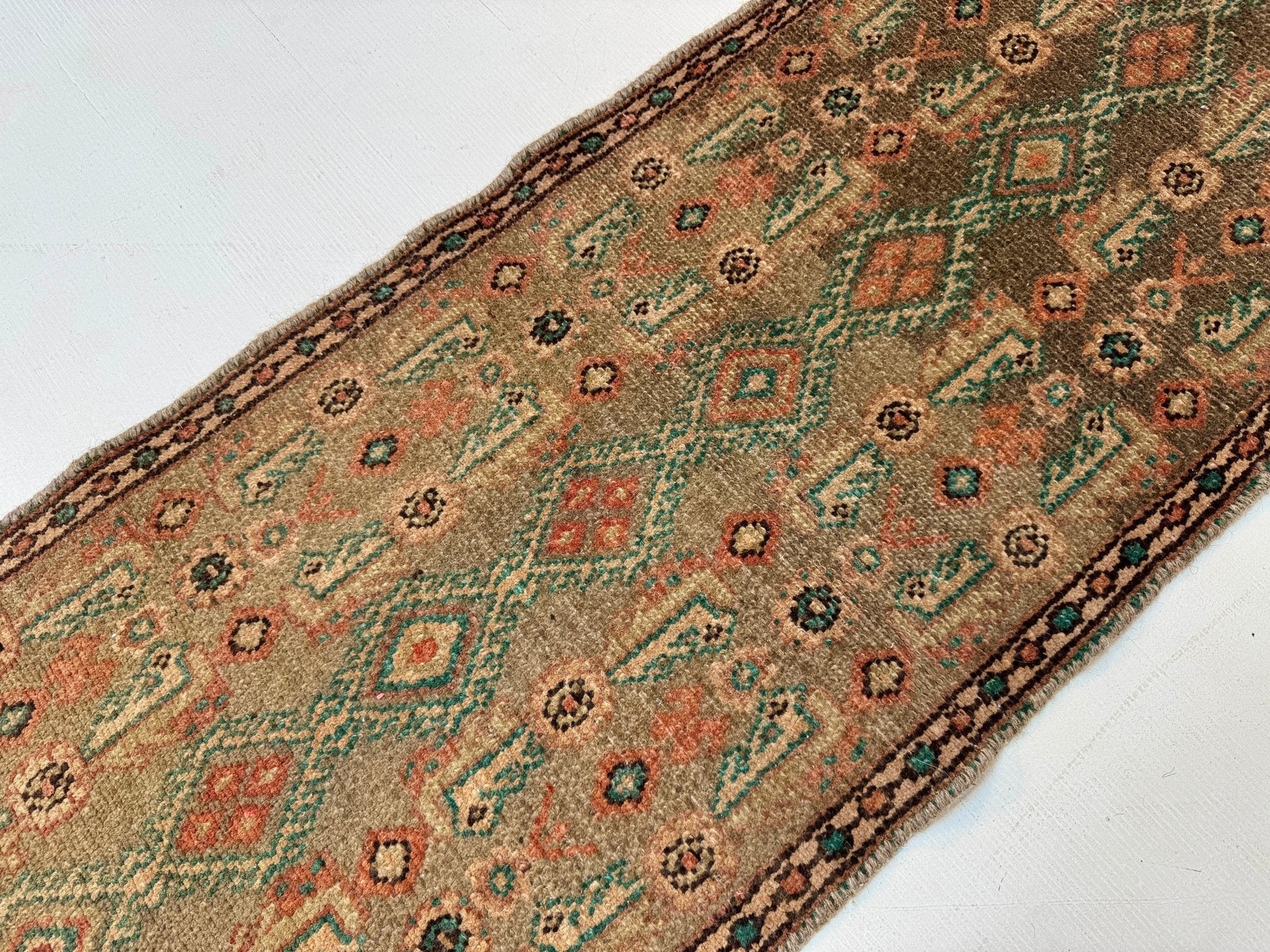 Persian Borujerd Runner Rug | 1' 10” x 6' 5" - Velora