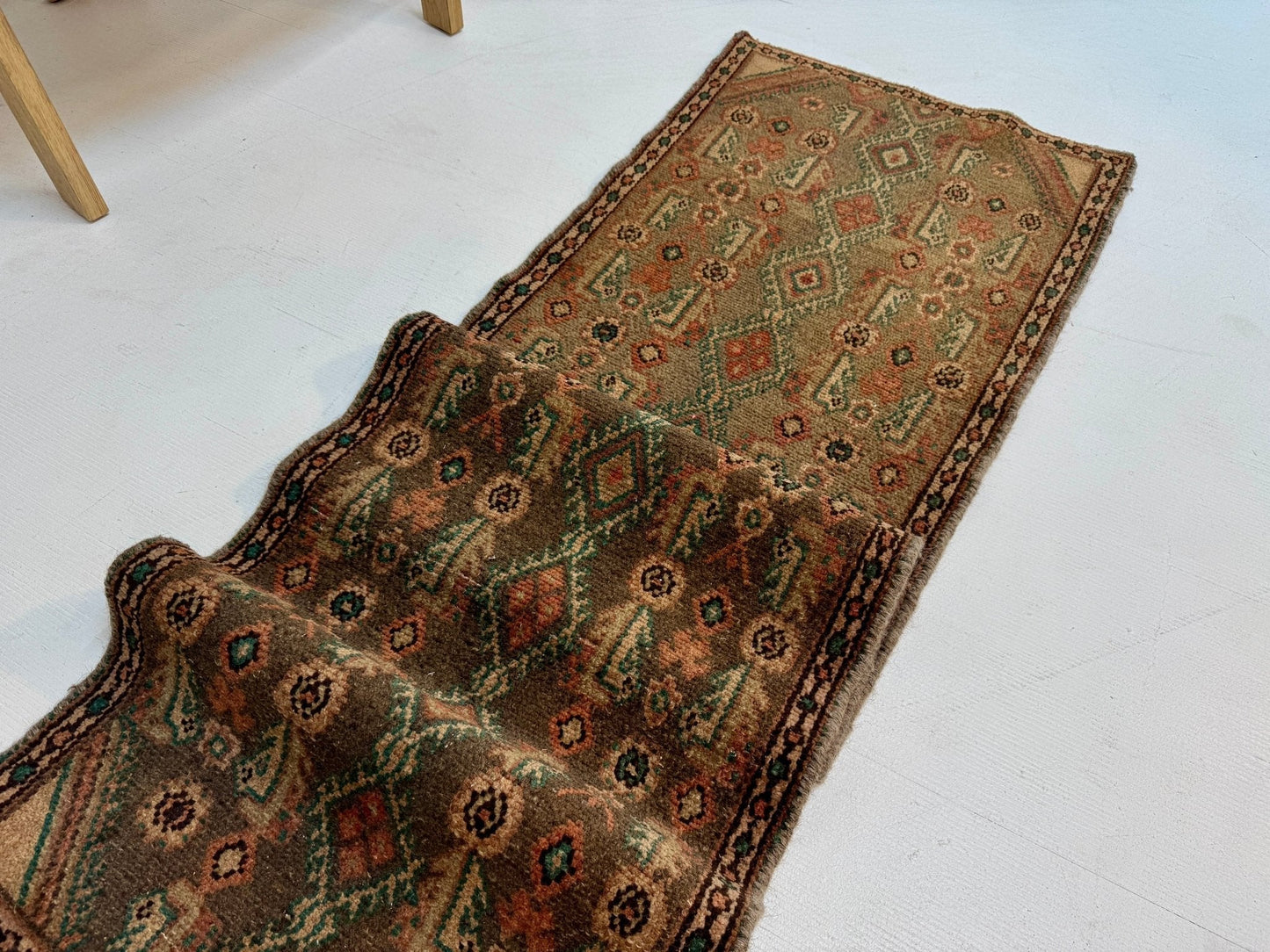 Persian Borujerd Runner Rug | 1' 10” x 6' 5" - Velora