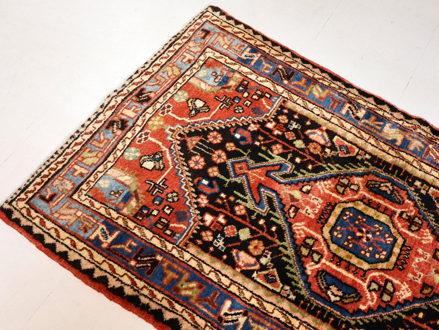 Persian Hamadan Rug | 2' 10” x 4' 11" - Velora