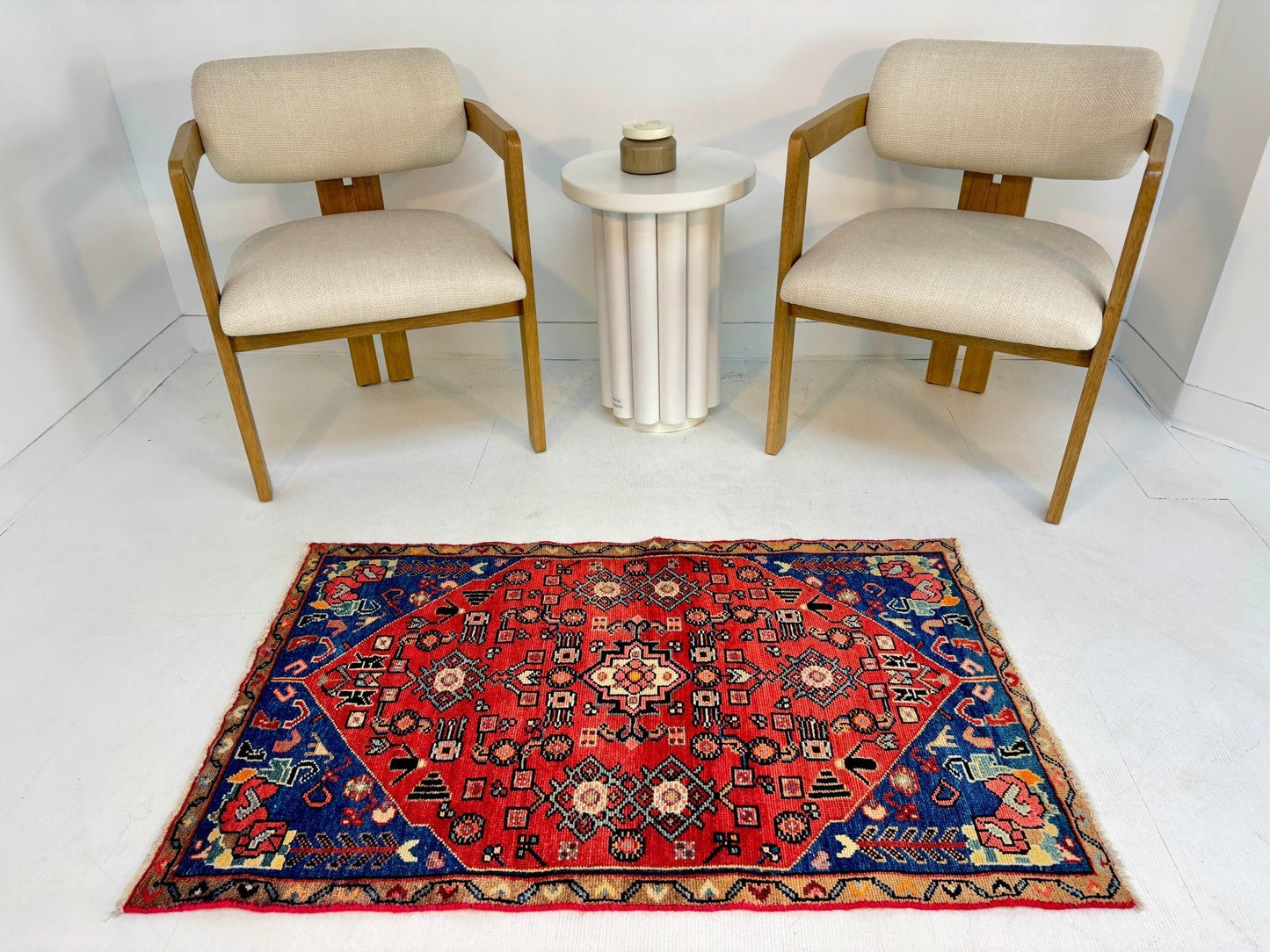 Persian Hamadan Rug | 2' 5” x 4' - Velora