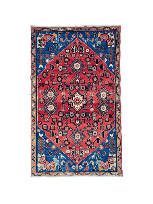 Persian Hamadan Rug | 2' 5” x 4' - Velora