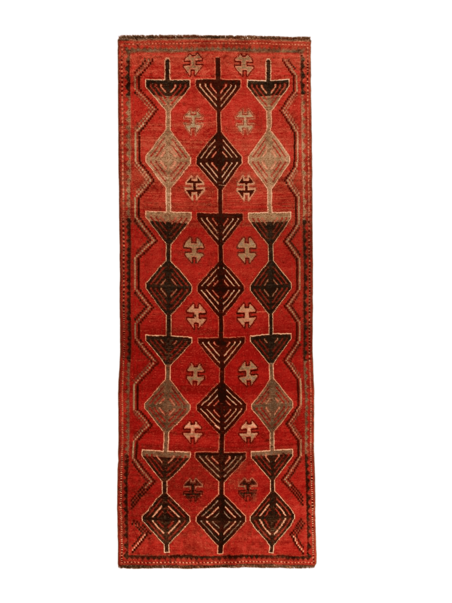 Persian Luri Runner Rug | 3' 1” x 8' 8" - Velora