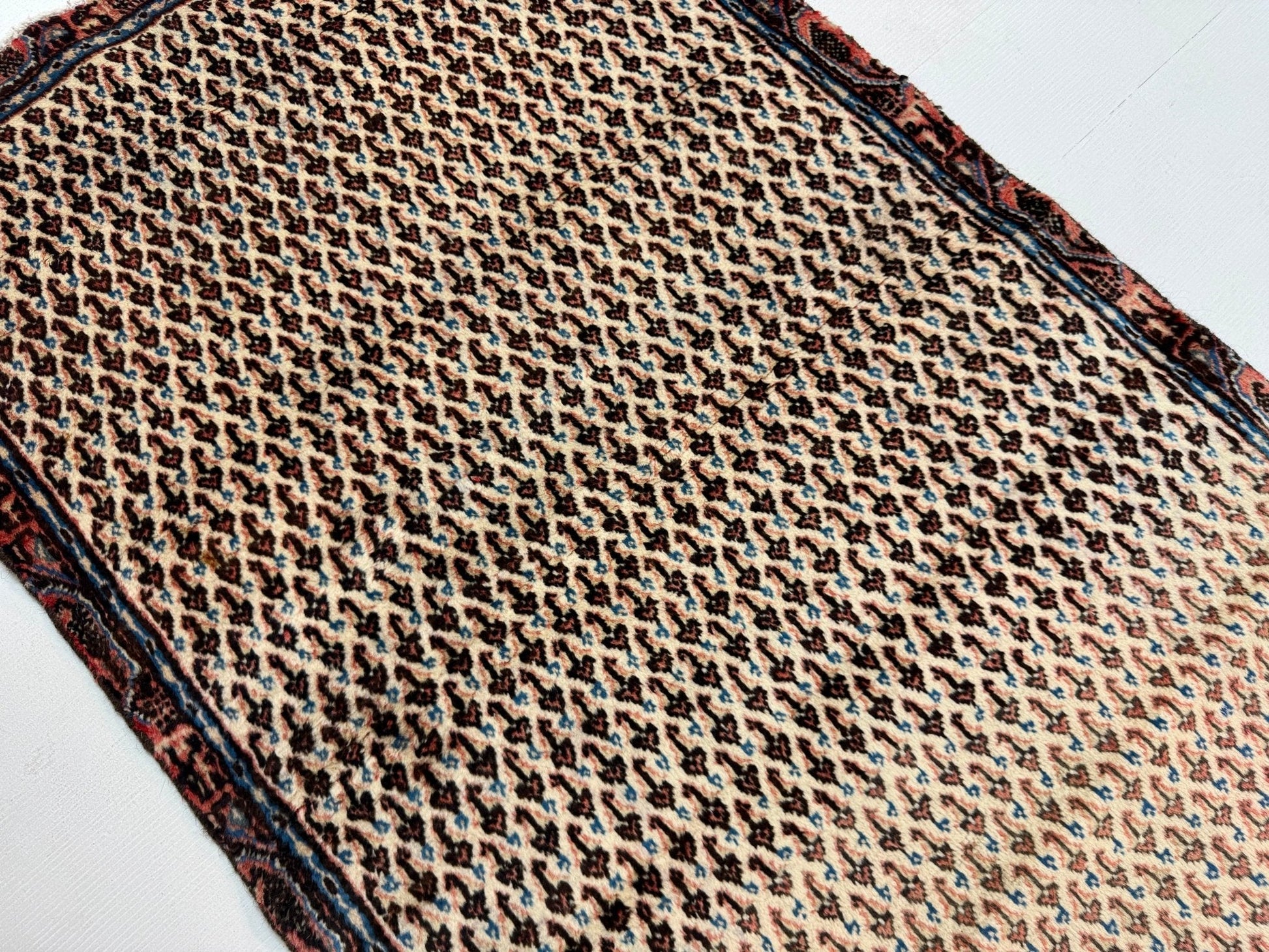 Persian Mir-Boteh Rug | 2' 9” x 4' 3" - Velora