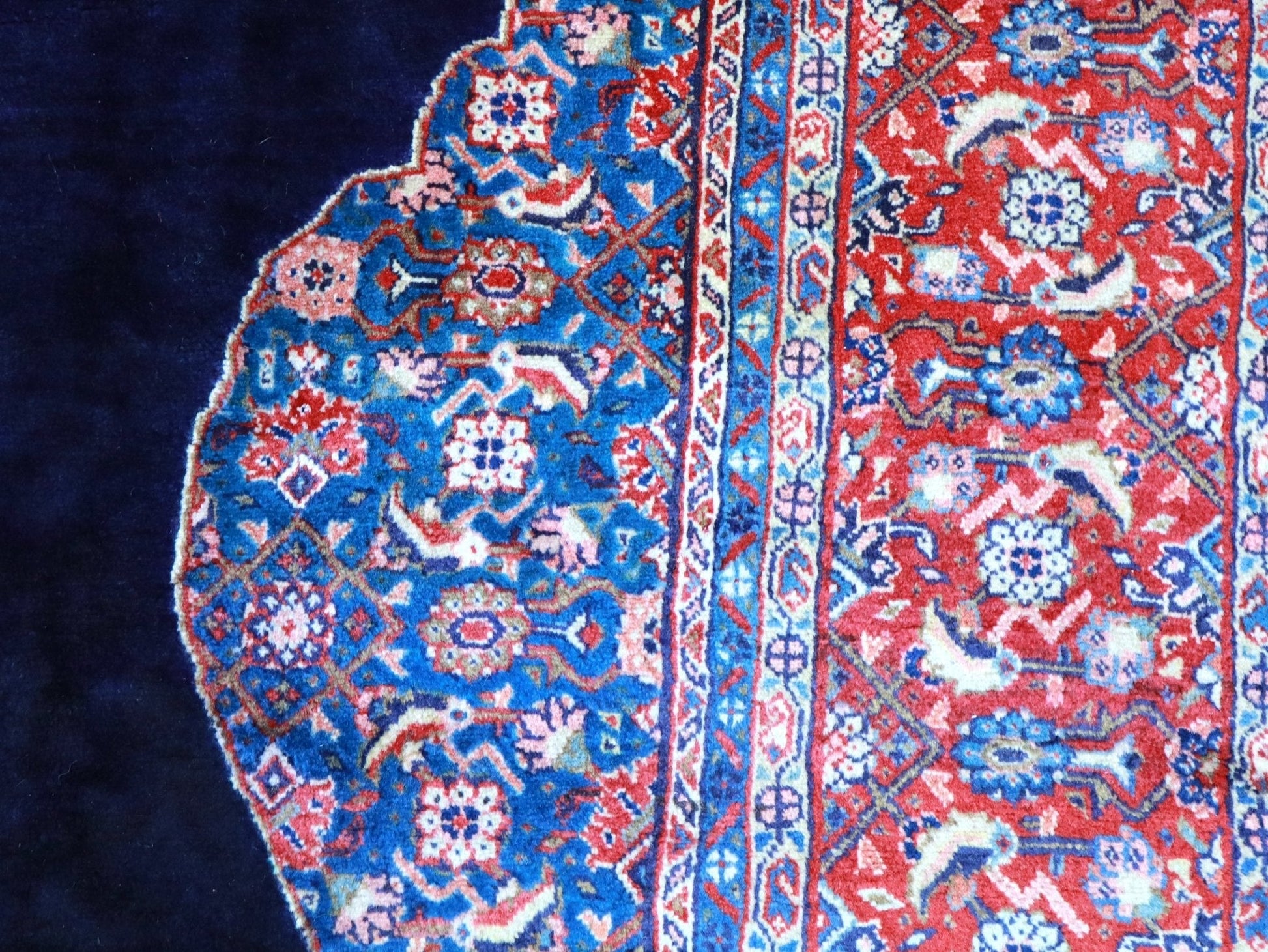 Persian Sarouk Rug | 7' 9" x 11' - Velora