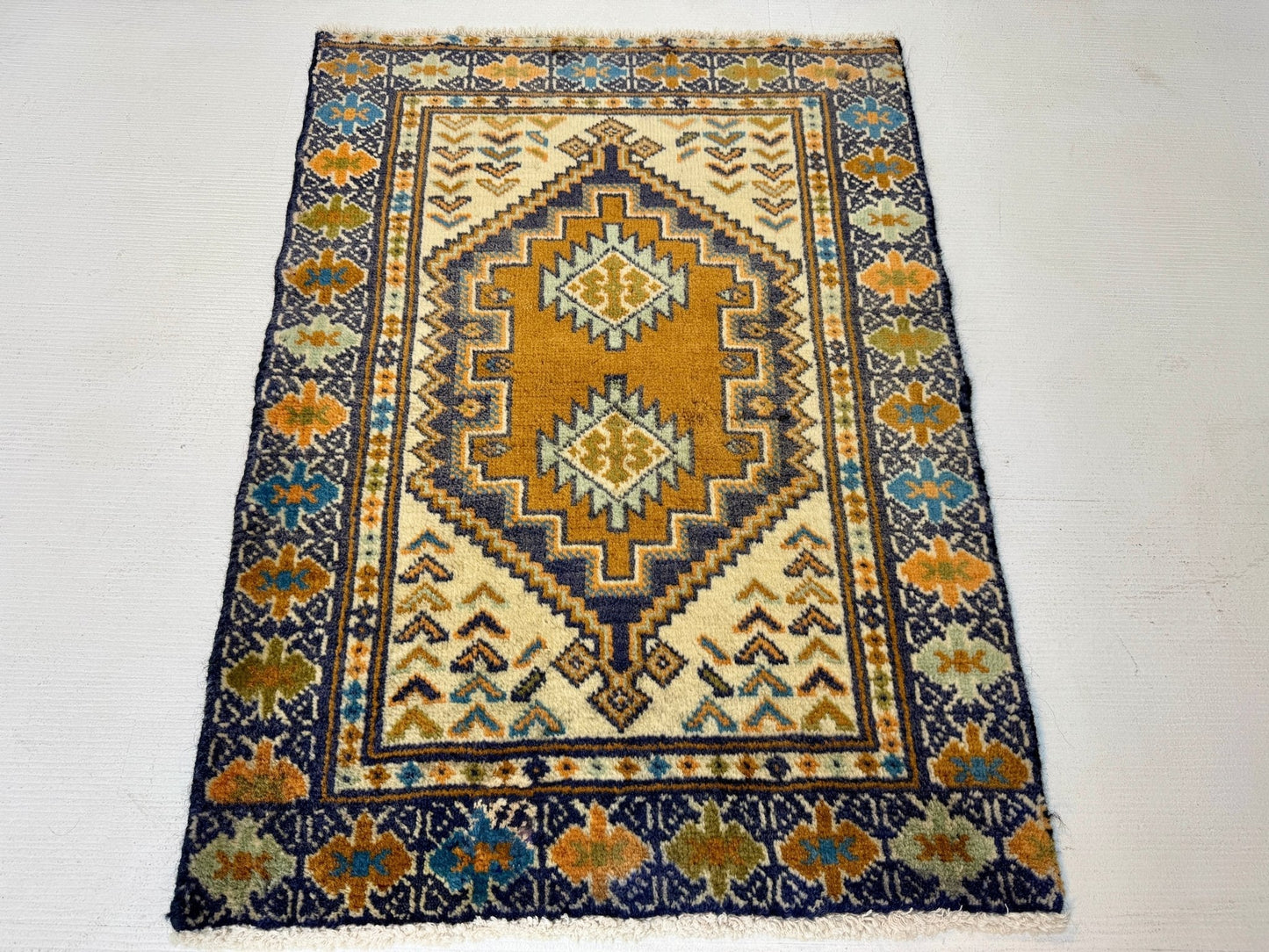Persian Turkmen Rug | 1' 10” x 2' 7" - Velora