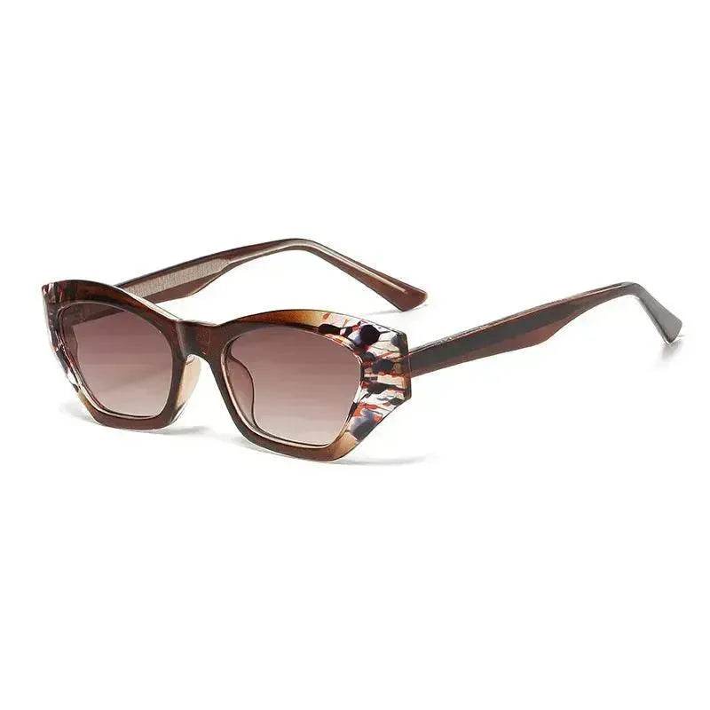 Polygonal Cat's Eye Core Insert TR Sunglasses - Velora