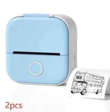Portable Mini Thermal Label Printer Home Photo Printer Student Wrong Question Printer Bluetooth Mini Label Printer Price Tag - Velora