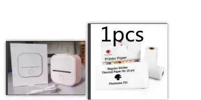 Portable Mini Thermal Label Printer Home Photo Printer Student Wrong Question Printer Bluetooth Mini Label Printer Price Tag - Velora