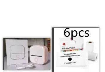 Portable Mini Thermal Label Printer Home Photo Printer Student Wrong Question Printer Bluetooth Mini Label Printer Price Tag - Velora