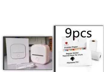 Portable Mini Thermal Label Printer Home Photo Printer Student Wrong Question Printer Bluetooth Mini Label Printer Price Tag - Velora
