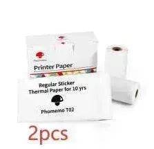 Portable Mini Thermal Label Printer Home Photo Printer Student Wrong Question Printer Bluetooth Mini Label Printer Price Tag - Velora