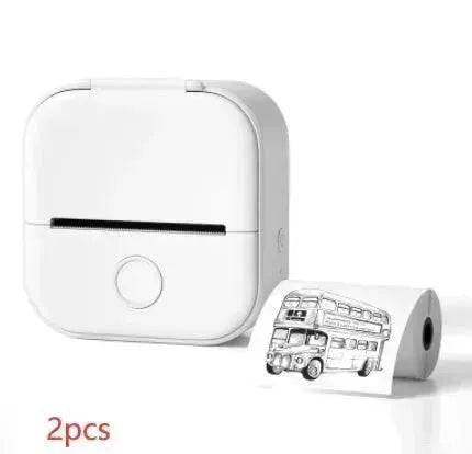 Portable Mini Thermal Label Printer Home Photo Printer Student Wrong Question Printer Bluetooth Mini Label Printer Price Tag - Velora