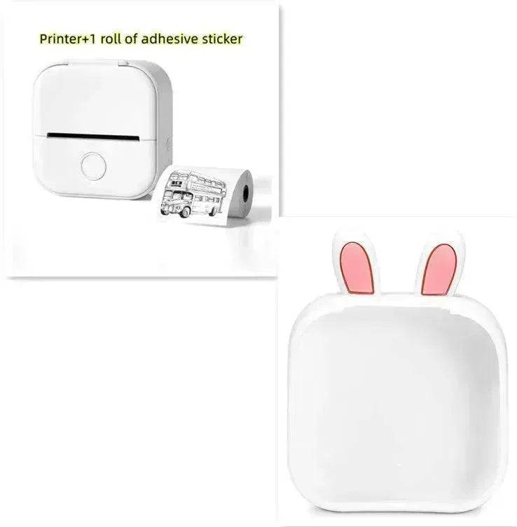 Portable Mini Thermal Label Printer Home Photo Printer Student Wrong Question Printer Bluetooth Mini Label Printer Price Tag - Velora
