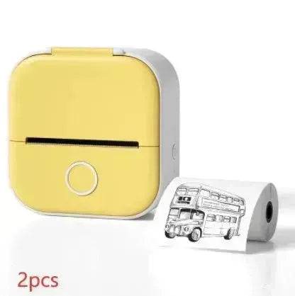 Portable Mini Thermal Label Printer Home Photo Printer Student Wrong Question Printer Bluetooth Mini Label Printer Price Tag - Velora