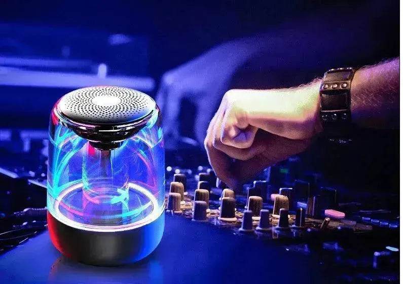 Portable Speakers Bluetooth Column Wireless Bluetooth Speaker Powerful Bass Radio with Variable Color LED Light - Velora