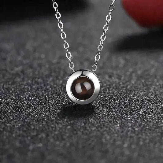 Projection Necklace In 100 Languages I Love You - Velora