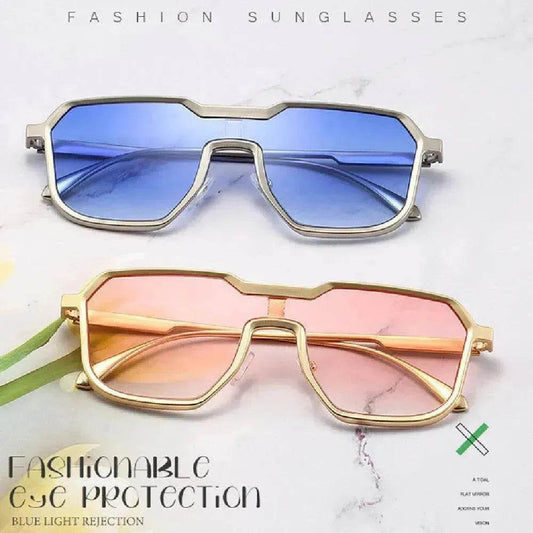 Punk Metal Sunglasses For Men - Velora