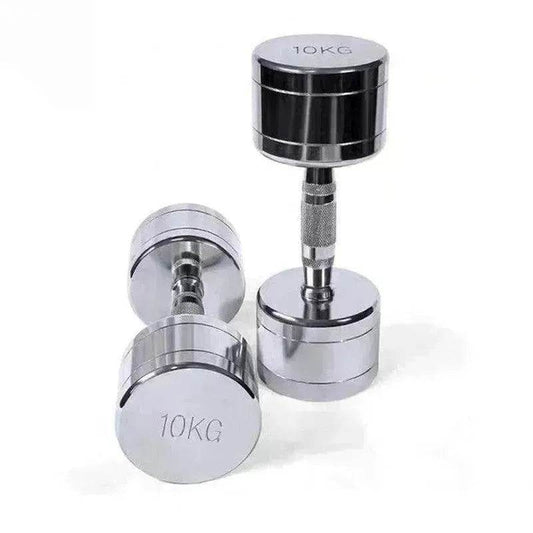 Pure Steel Home Fitness Electroplating Dumbbell Gym Equipment - Velora