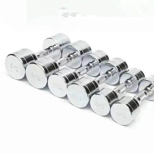Pure Steel Home Fitness Electroplating Dumbbell Gym Equipment - Velora