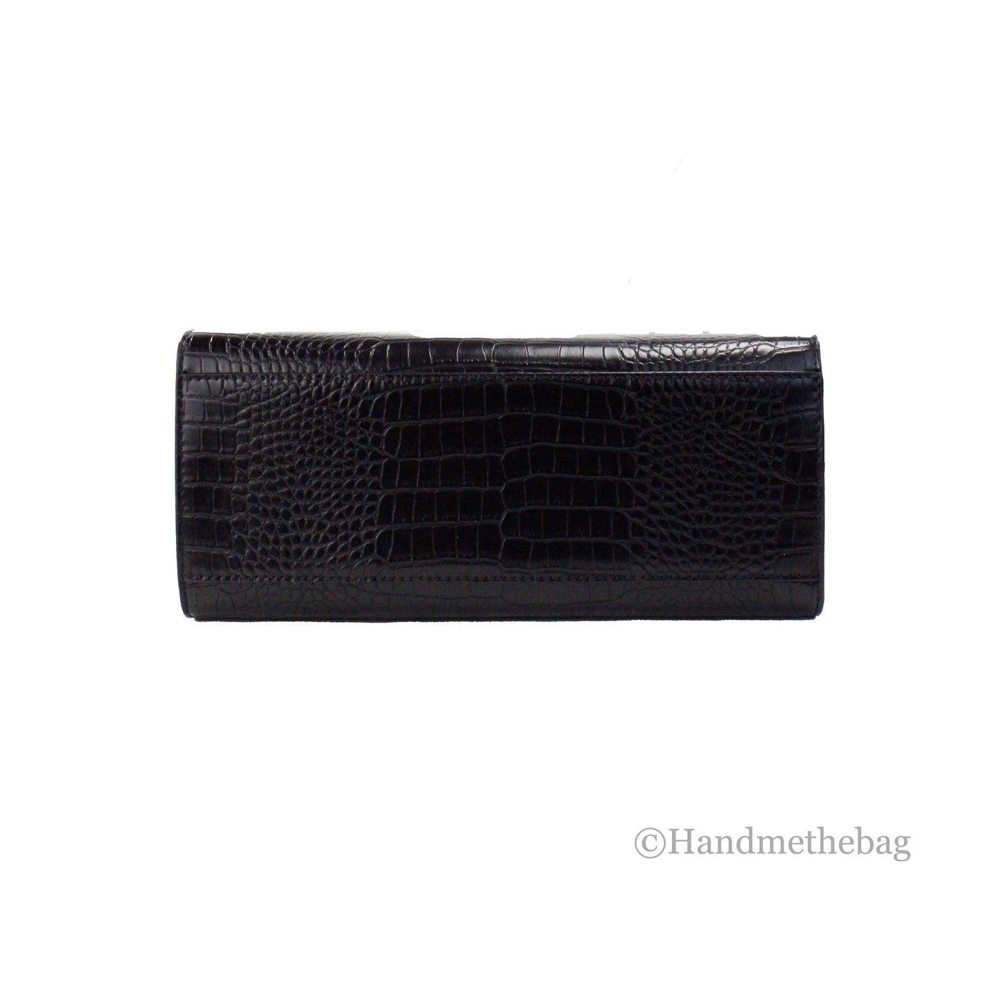 Michael Kors Carmen Black Leather Flap Satchel