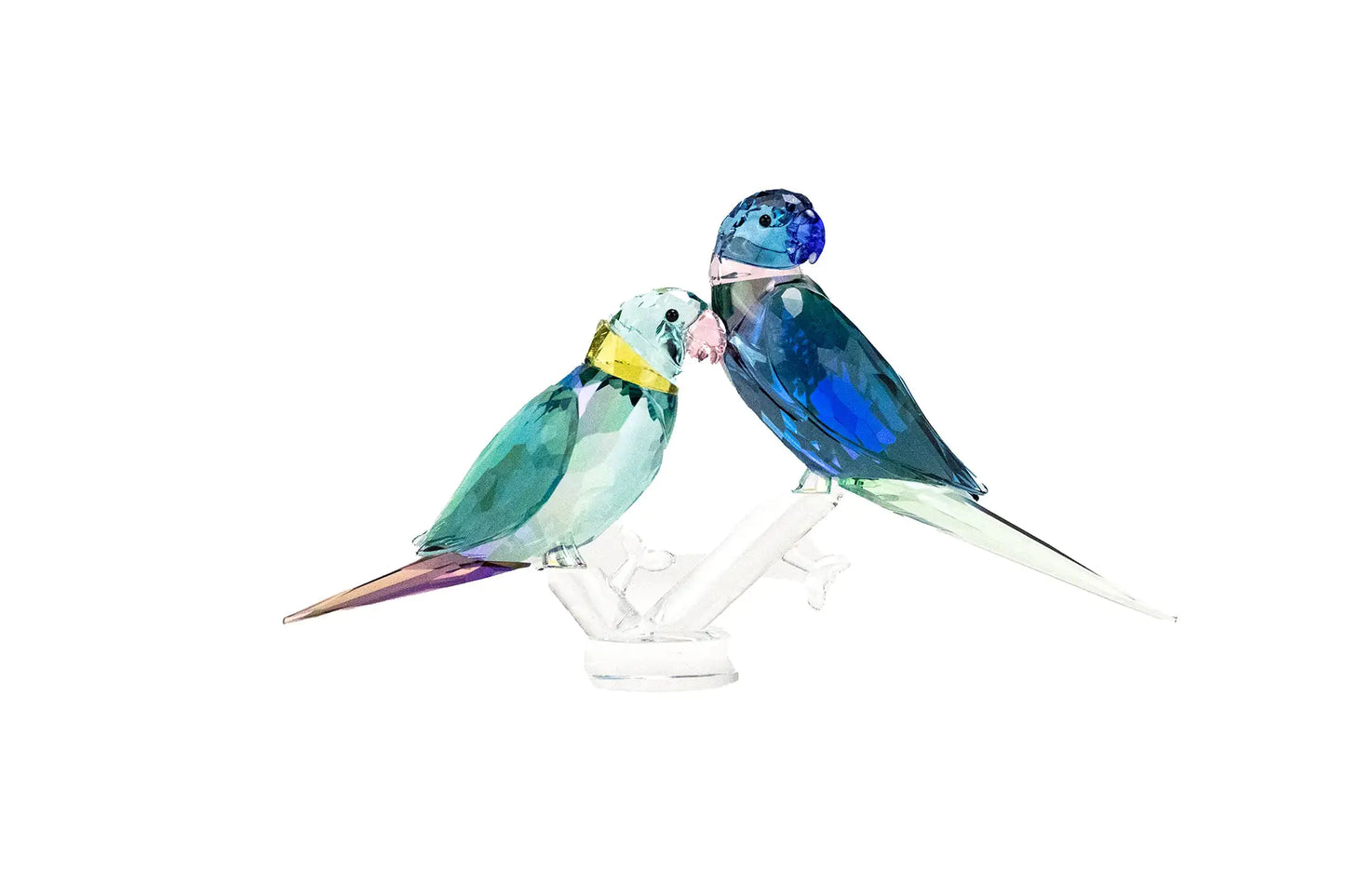 Swarovski Crystal Jungle Beats Fife & Fifer Parakeet Duo