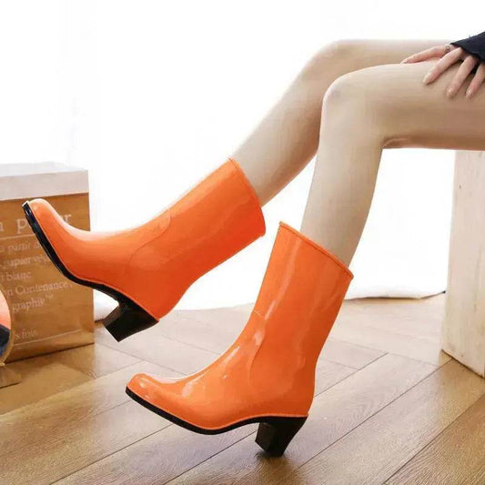 Rain Shoes With High Heels Waterproof Female Skid - Velora